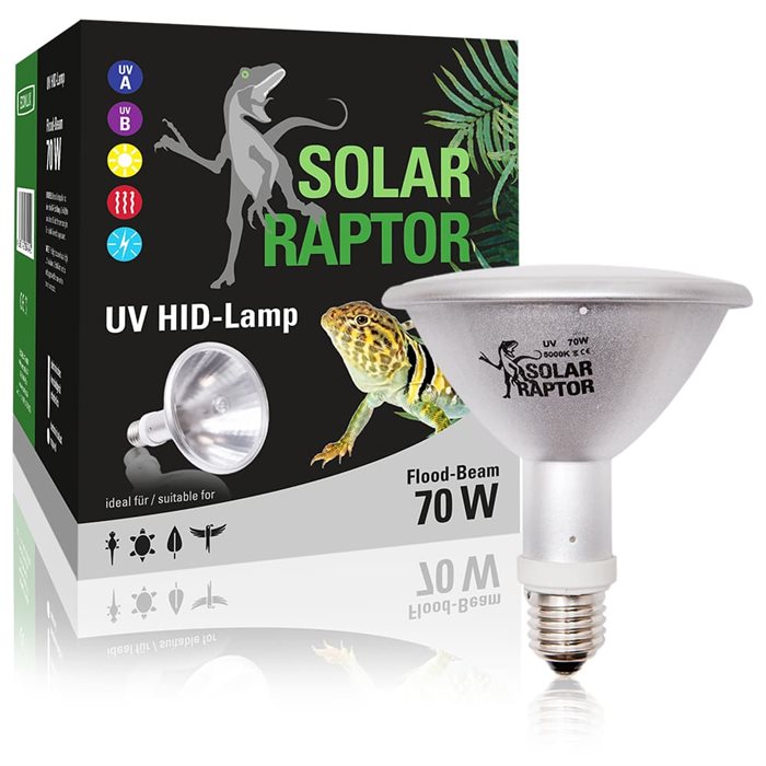 SolarRaptor UV HID Spot FLOOD 70W PAR38